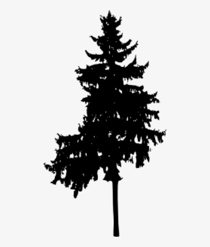Free Png Pine Tree Silhouette Png Images Transparent - Portable Network Graphics, transparent png #1087640