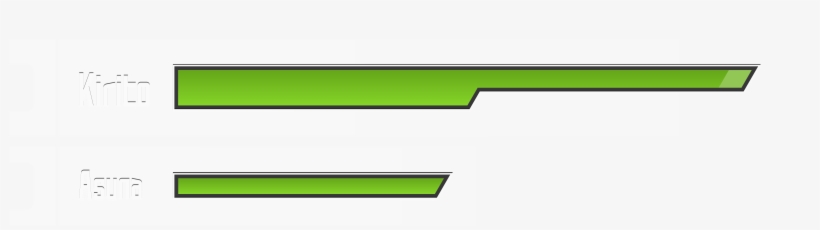 Sword Art Online Hp - Sword Art Online Hud Png, transparent png #1087811