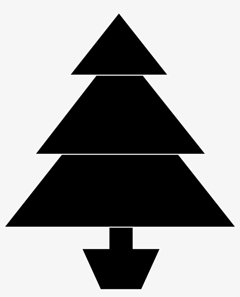 Christmas Tree - Black Christmas Tree Stock, transparent png #1087814