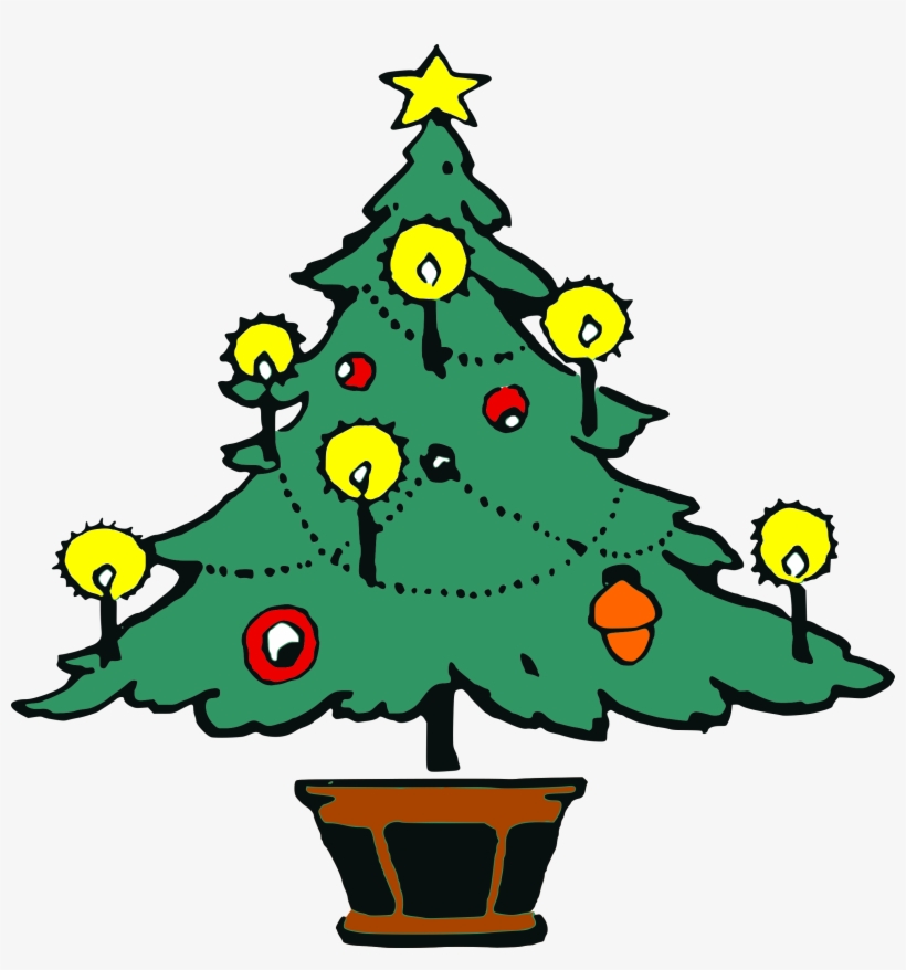 Clipart - Christmas Tree - Free To Use Christmas, transparent png #1087914