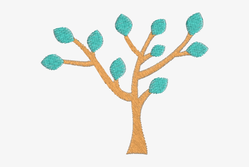 Árvore - Embroidery, transparent png #1088197