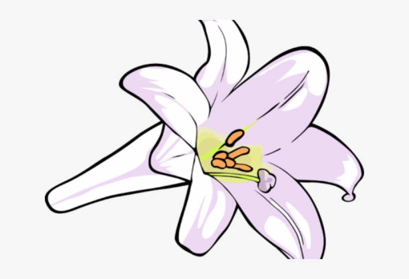Easter Lily Clipart - Clip Art, transparent png #1088250