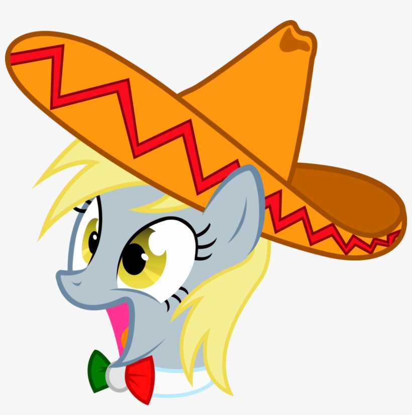 Hats Clipart Mariachi - Derpy Mexico, transparent png #1088660