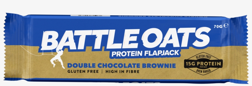 Protein Bar Branding - Battle Oats 70 G Dark Choc Chip Flapjacks - Pack Of, transparent png #1088662