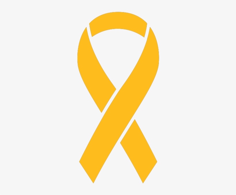 Yellow Ribbon Sticker Icon - Yellow Ribbon Vector Free, transparent png #1089051