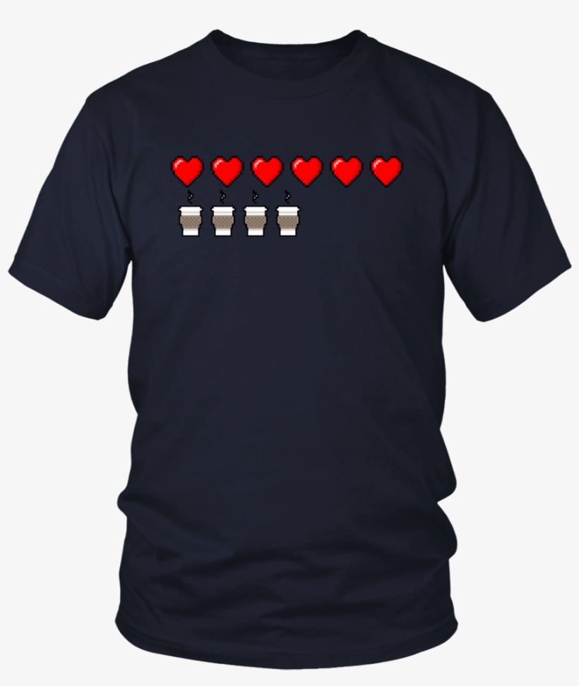 Health Bar 8bit T-shirt - Larry Bernandez T Shirt, transparent png #1089099