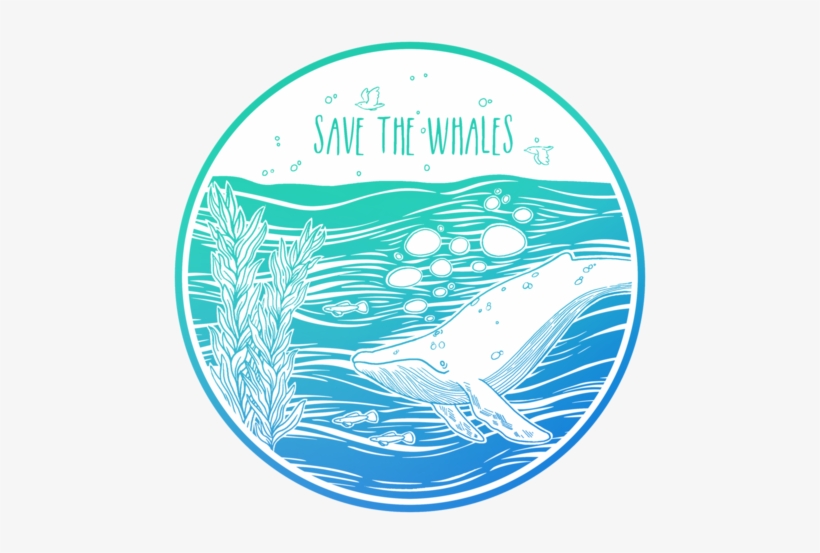 Whales, Save, And The Image - Save The Whales Stickers, transparent png #1089149