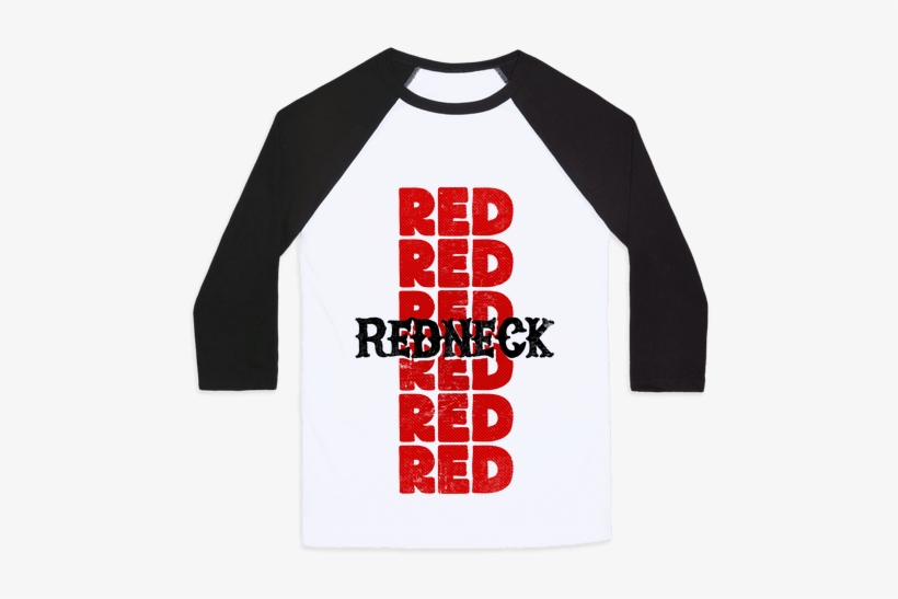 Redneck Baseball Tee - Long-sleeved T-shirt, transparent png #1089509