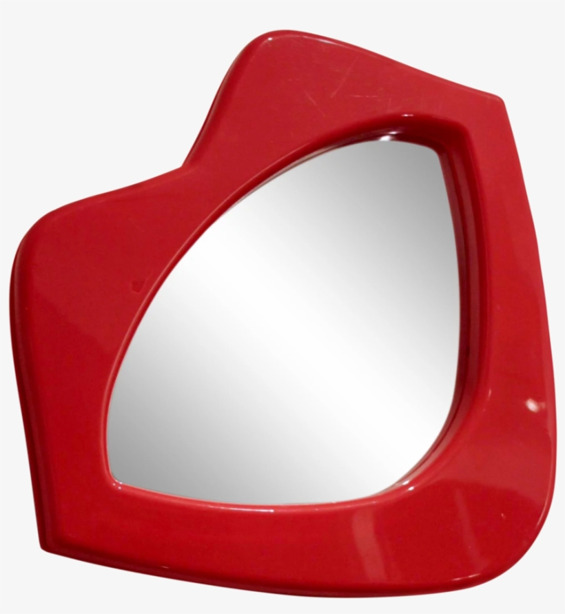 Vintage Red Lips Mirror - The B-52's, transparent png #1089729