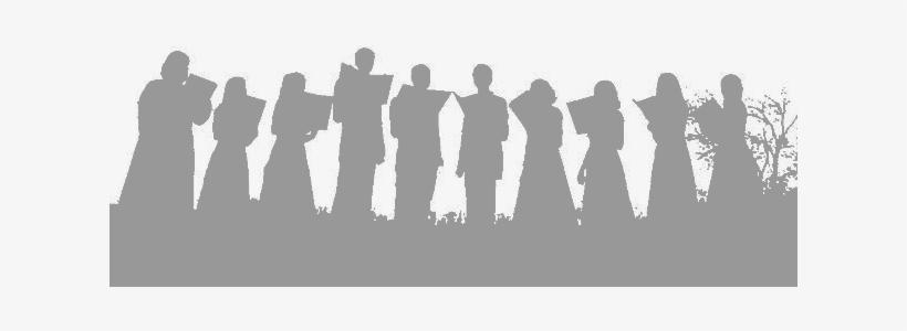 September 11 @ - Choral Group Silhouette, transparent png #1089772