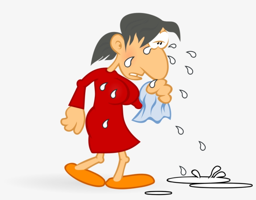 Woman Crying By Mimooh - Cartoon Crying Woman Png, transparent png #1089856