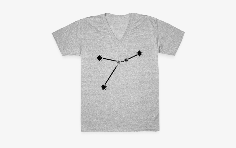 Cancer V-neck Tee Shirt - T-shirt, transparent png #1089987