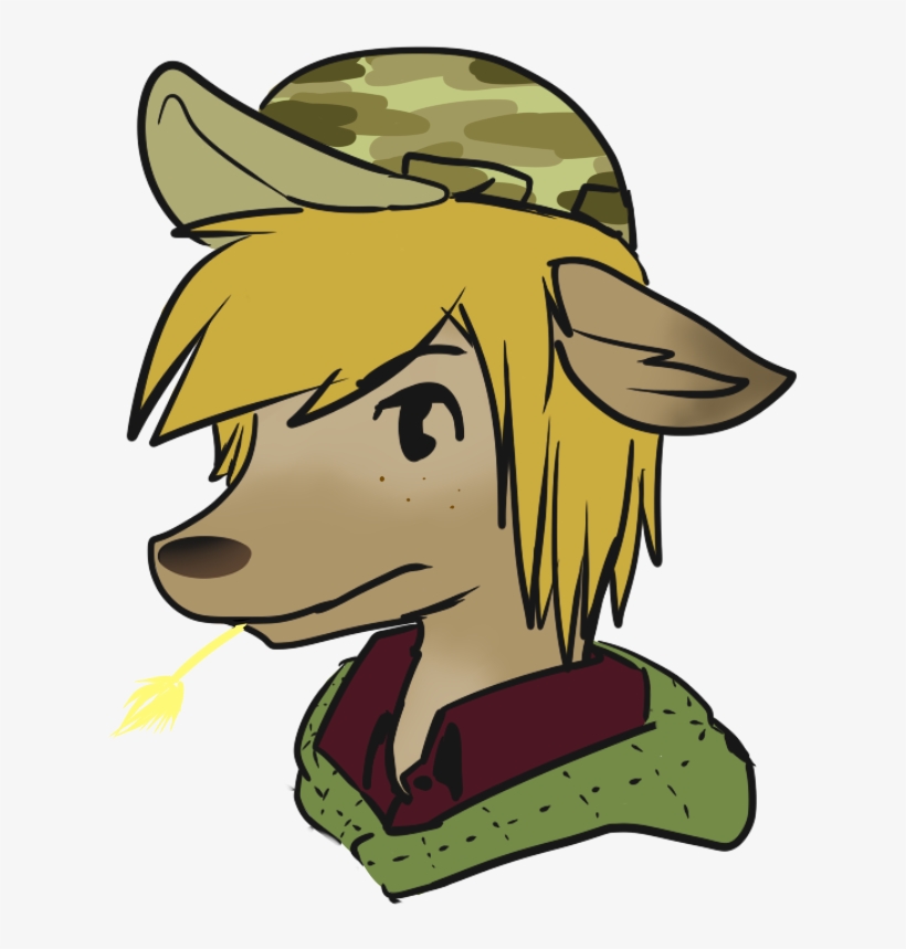 Redneck Deer - Cartoon, transparent png #1090039