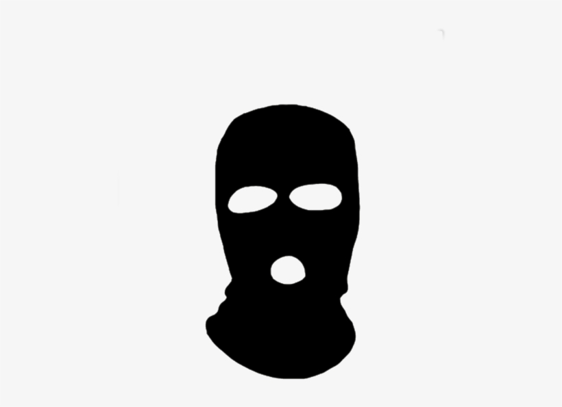 Ski Mask Red / Black - Art, transparent png #1090157