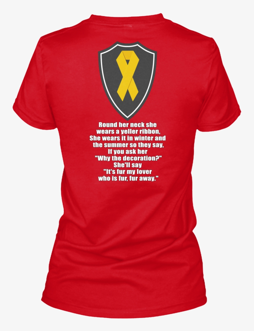 Yellowribbon-back - Nike Originals Printed T Shirt, transparent png #1090220