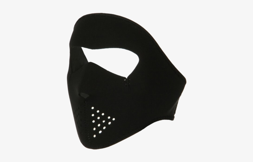 Youth Black Neoprene Ski Mask - Transparent Black Ski Mask, transparent png #1090297