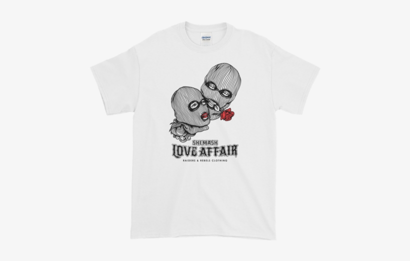 Ski Mask Love Affair " Tee - T-shirt, transparent png #1090789
