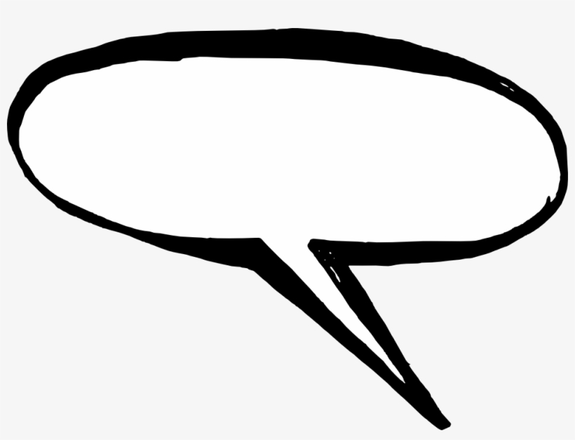 50 Hand Drawn Comic Speech Bubbles Vector - Sketchy Speach Bubble Png, transparent png #1091071