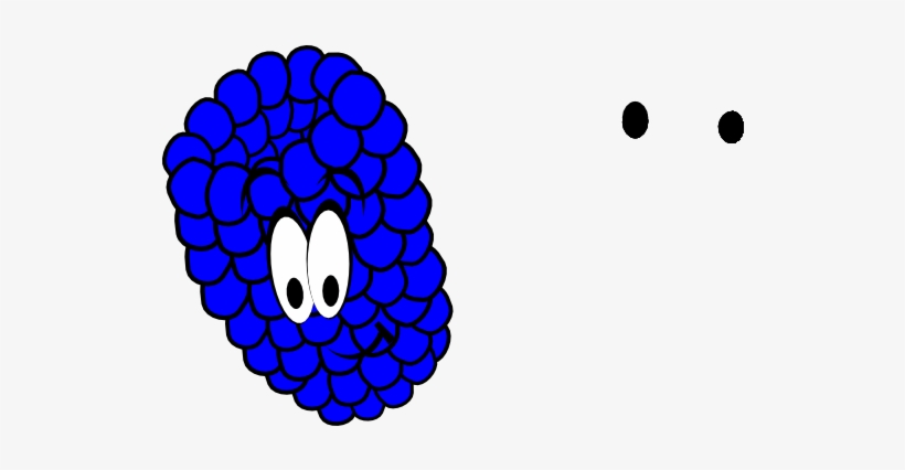 Blueberry Clipart Blue Raspberry - Blue Raspberry Clipart Free, transparent png #1091138