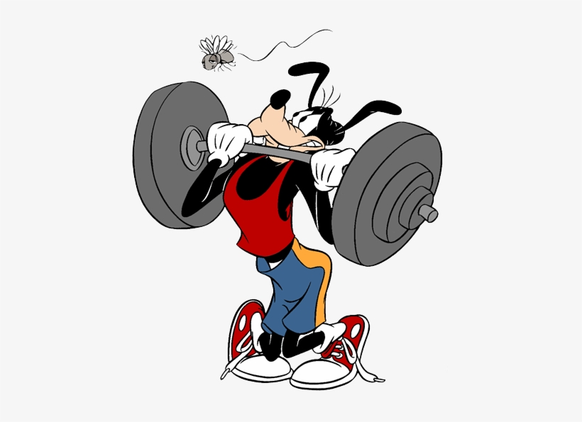 Clip Weights Lifting - Cartoon Characters Lifting Weights, transparent png #1091276