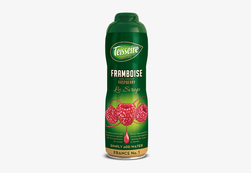 Teis Raspberry 60cl Png - Teisseire Concentrated Peach Drink, transparent png #1091740