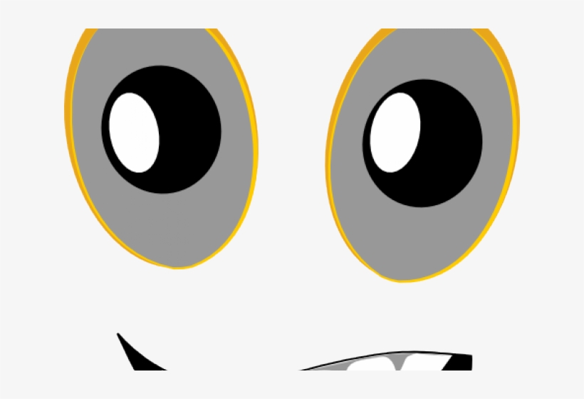 Scared Cartoon Eyes - Face, transparent png #1091766