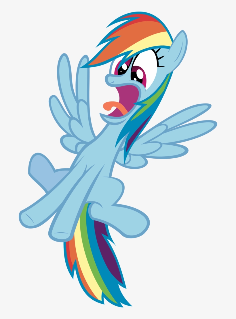 Relaxingonthemoon, Faic, Flying, Le Gasp, Lol, Open - My Little Pony Rainbow Dash Scared, transparent png #1091835