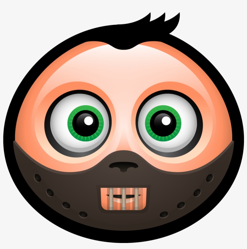 Hannibal Lecter Killer Mask Horror Scary Icon - Hannibal Lecter Clipart, transparent png #1091862