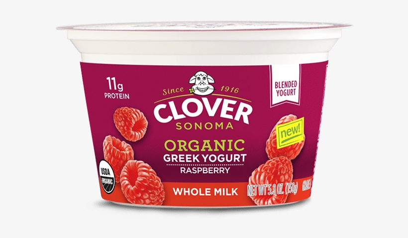 Raspberry - Clover Ice Cream, Cookies & Cream - 1.5 Qts (1.42, transparent png #1091898