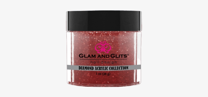 Dac89 Ruby Red - Glam Glits Acrylic Powder 1 Oz, transparent png #1092231