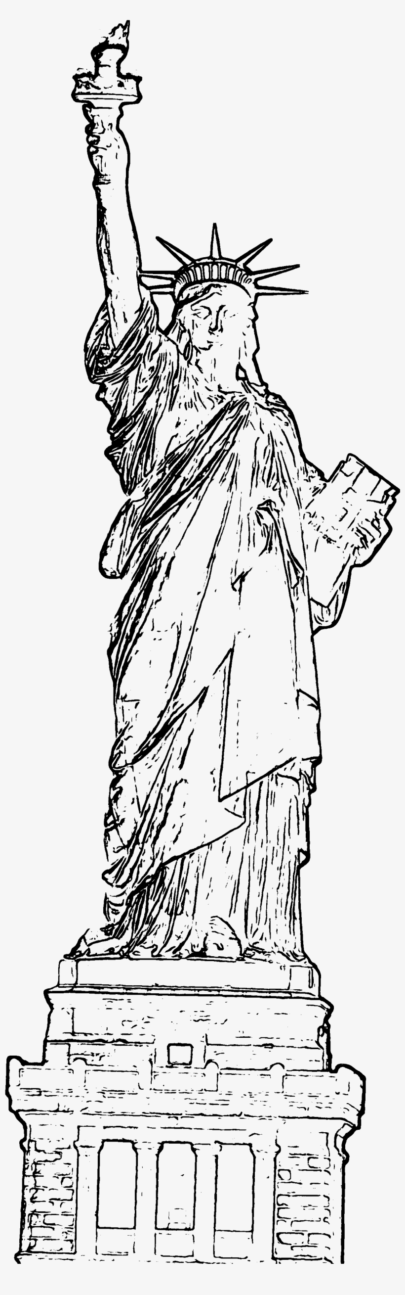 Banner Free Stock Ego Lin Capture Acloseupofthestatueof - Minimalistic Statue Of Liberty Transparent, transparent png #1092364