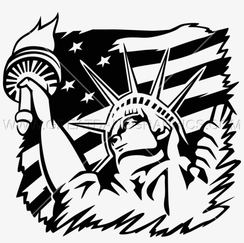 Statue Of Liberty Clipart Transparent - Statue Of Liberty Tribal, transparent png #1092390