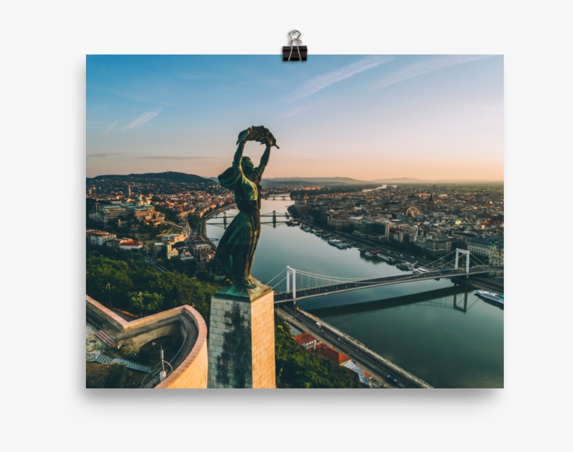 Liberty Statue Sunrise - Liberty Statue, transparent png #1092471