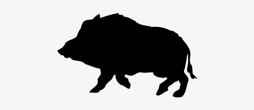 Metssiga - Wild Pig Silhouette Png, transparent png #1092472