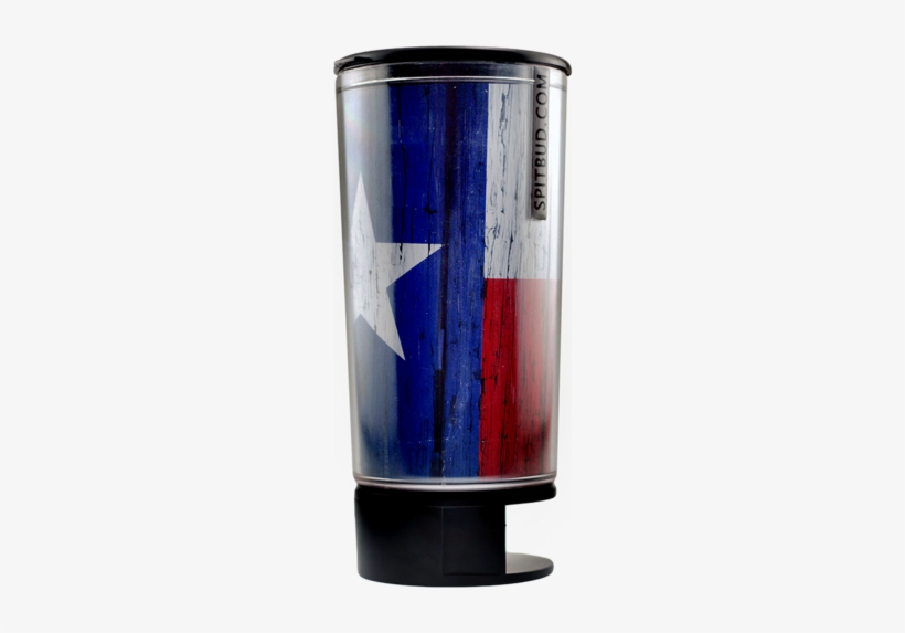 Texas Flag - Texas Flag Spit Bud Portable Spittoon With Can Opener:, transparent png #1092767