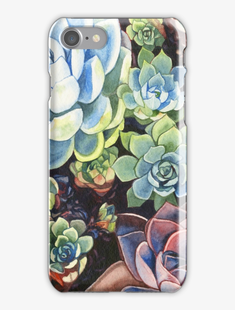 Succulent Field Iphone 7 Snap Case - Mobile Phone Case, transparent png #1092771