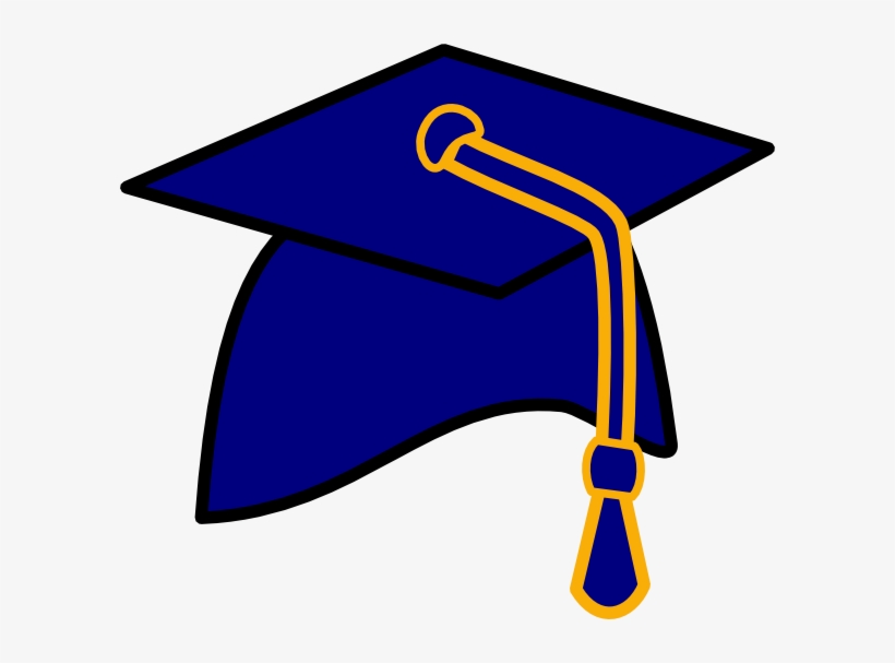 Vector Royalty Free Library Blue Graduation Cap Clipart - University Clipart, transparent png #1092904