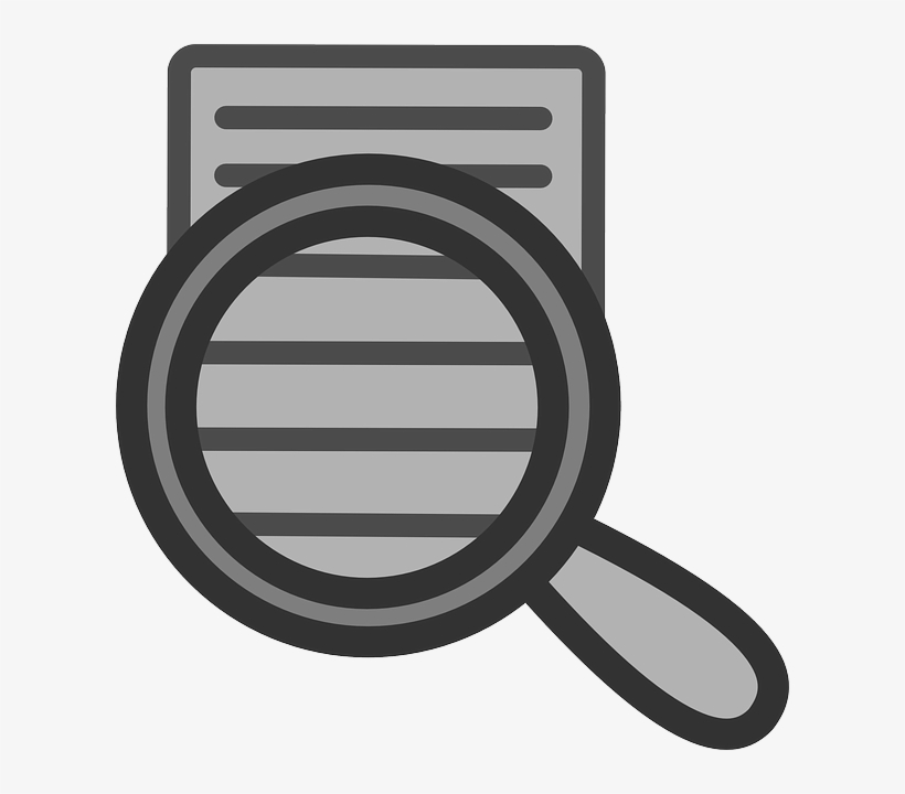 Flat, Document, Theme, Search, Icon, Location - Zoom Clipart Black And White, transparent png #1092985