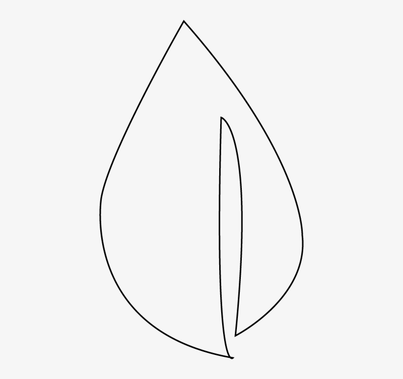 Big Leaf Clear - Line Art, transparent png #1093064