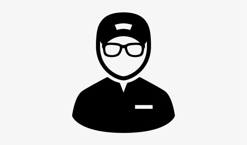 Technician With Glasses Vector - Electrical Worker Icon, transparent png #1093267