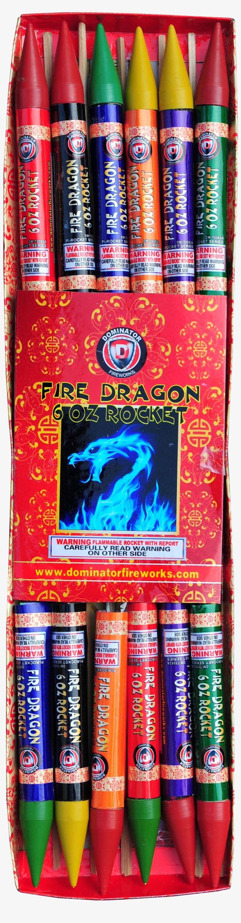 Fire Dragon 6 Oz Rocket 12 Pack - Fire, transparent png #1093463