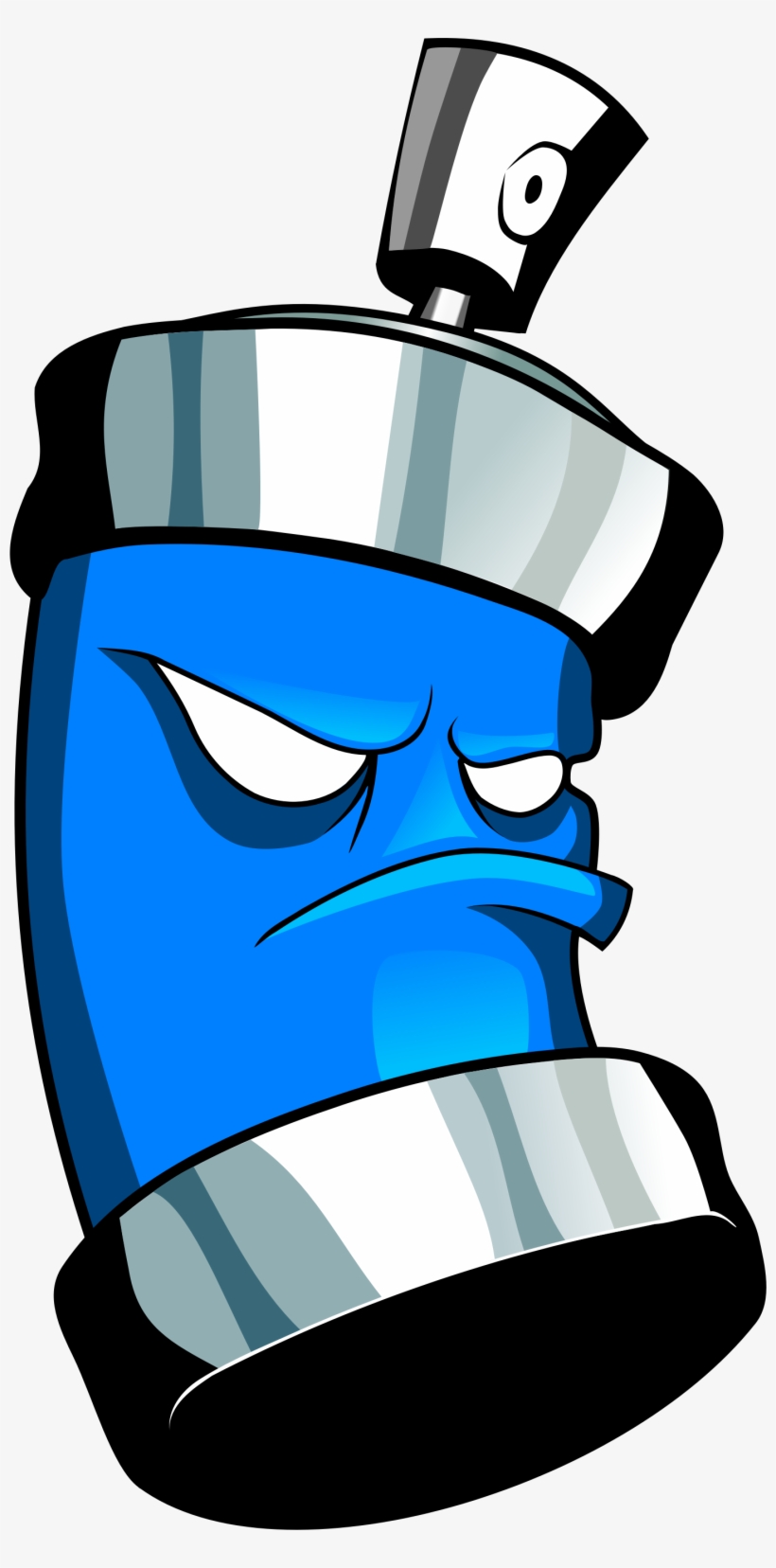 Cartoon Spray Can Character - Cartoon Spray Can, transparent png #1093488