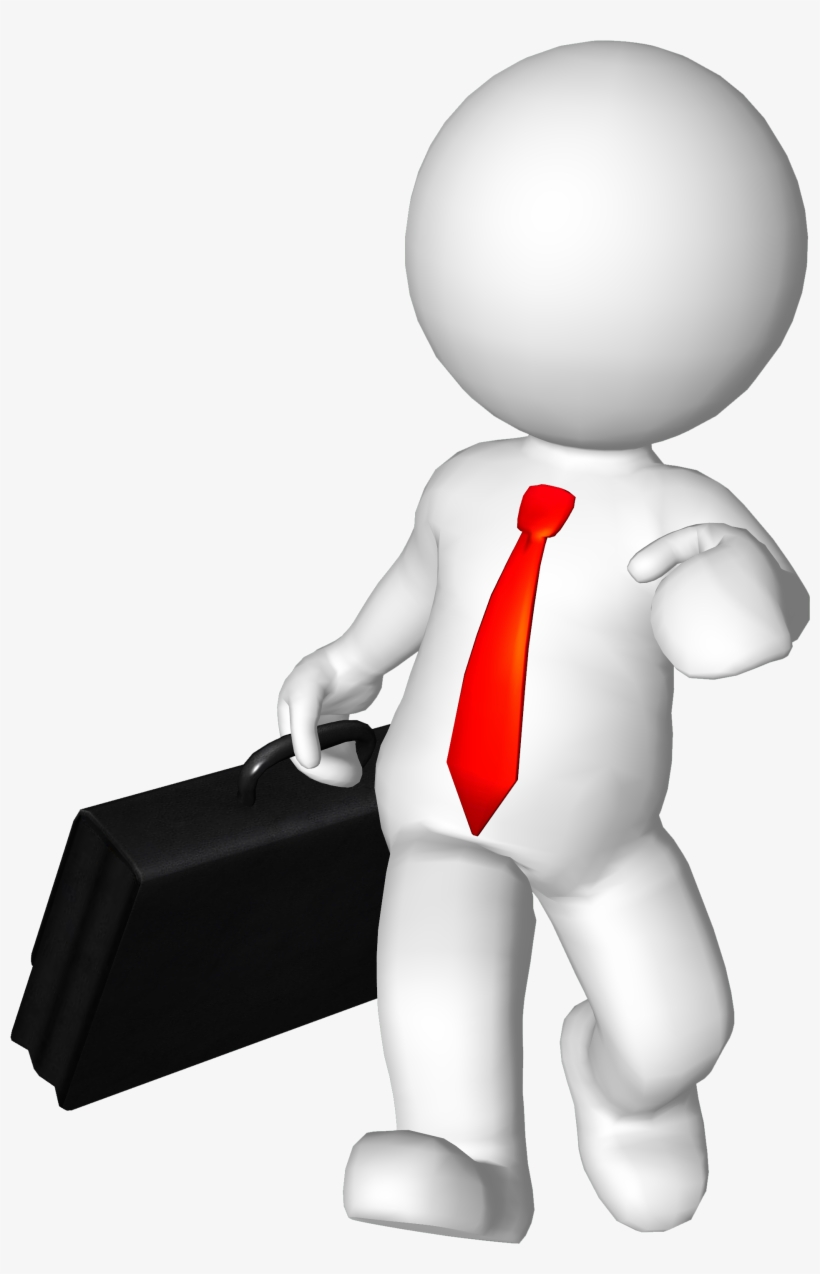 3d Characters 3d Characters 3d Characters 3d Characters - Going To Work Png, transparent png #1093743