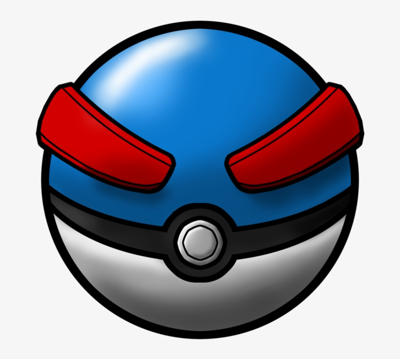 Great Ball Png - Great Ball Pokemon Png, transparent png #1094078