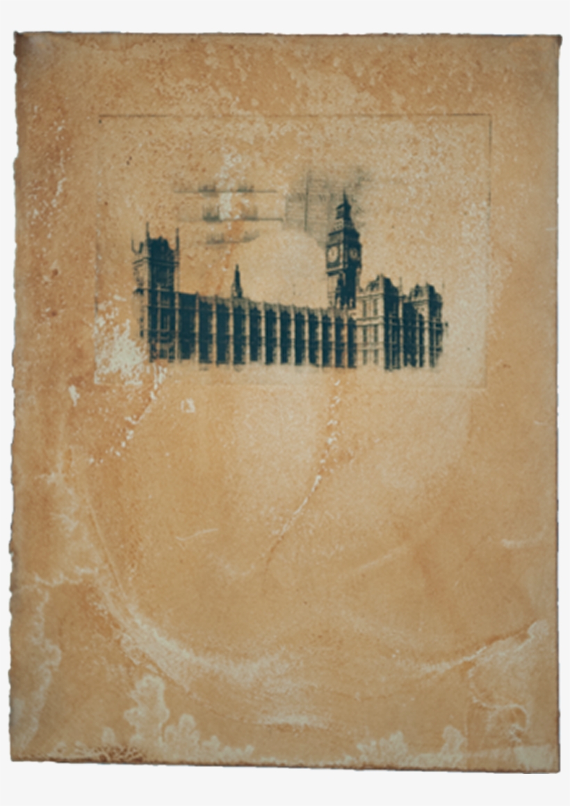 Hand Inked Etching From Photopolymer Gravure Plates - Skyline, transparent png #1094131