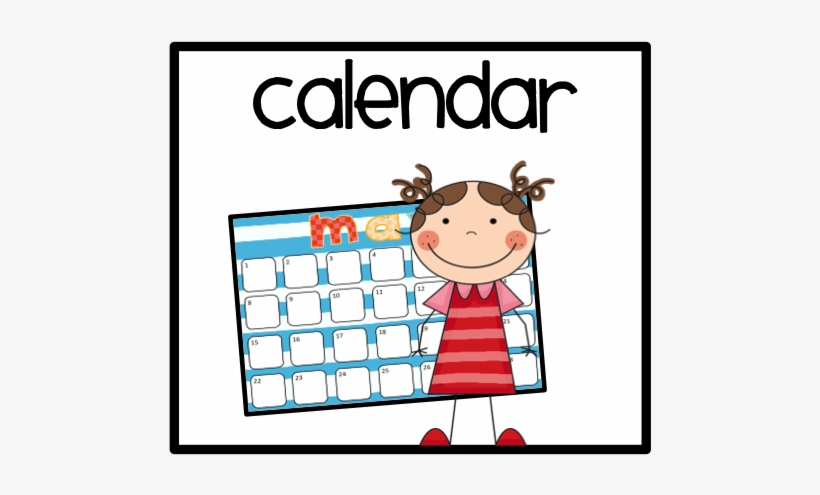 Svg Free Library Laura Mccall S Pre K Class Classroom - Clipart Of Calendar, transparent png #1094313