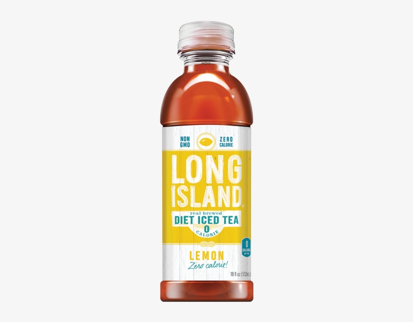 Long Island Iced Tea Diet Lemon 18 Oz Plastic Bottles, transparent png #1094363