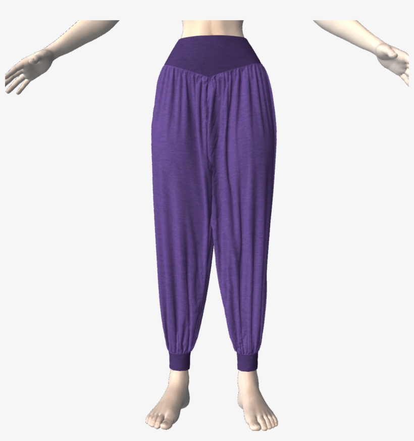 Marvelous Designer Yoga Pants V2 Garment File - Girl, transparent png #1094365