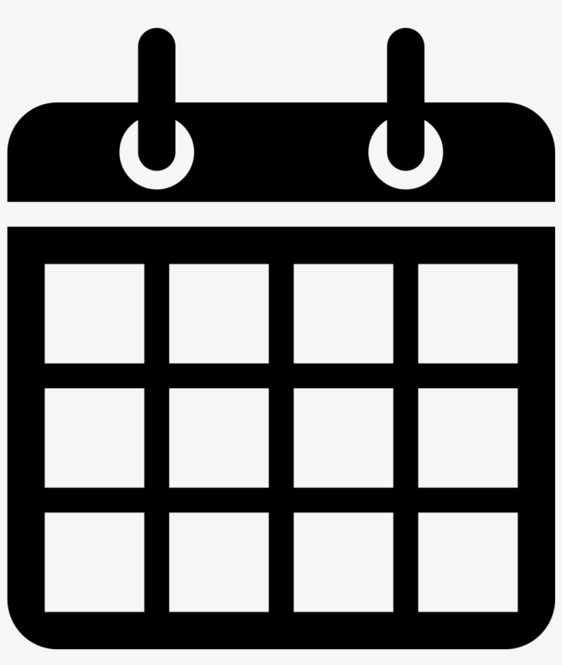Calendar Clipart Png Transparent - Calendar Icon Transparent Background, transparent png #1094594