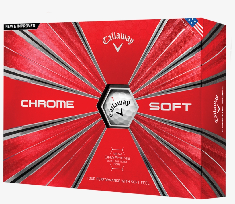 Callaway Chrome Soft Golf Balls, transparent png #1094721